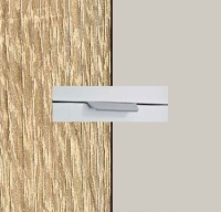 Rauch Aditio Sonoma Oak Carcase with Silk Grey Front and Aluminium Color Handle No2 AA01L