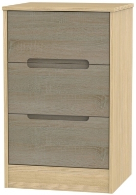 Darkolino Front and Light Oak Base Unit