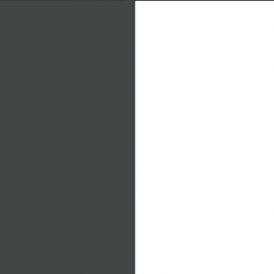 Metallic Grey Carcase with Alpine White Front AD187