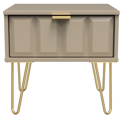 Mushroom with Gold Hair Pin Style Metal Legs