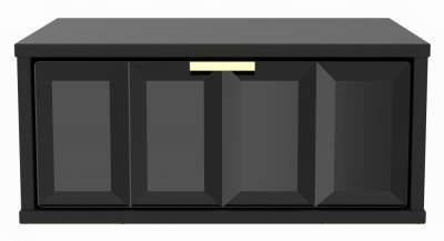 Deep Black Front and Black Matt Base Unit