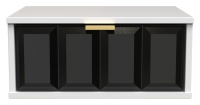 Diamond Black Front and White Matt Base Unit