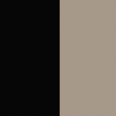 Deep Black Front with Matt Mushroom Base