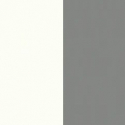 Matt White Front with Dusk Grey Base