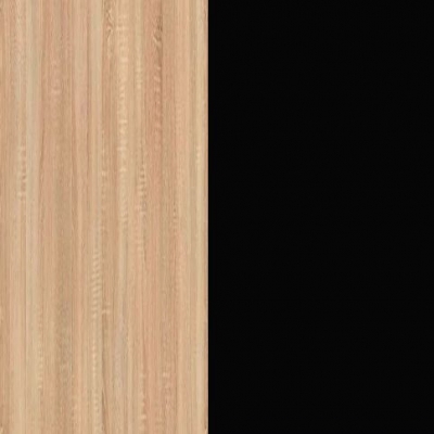 Bardolino Front with Matt Black Base