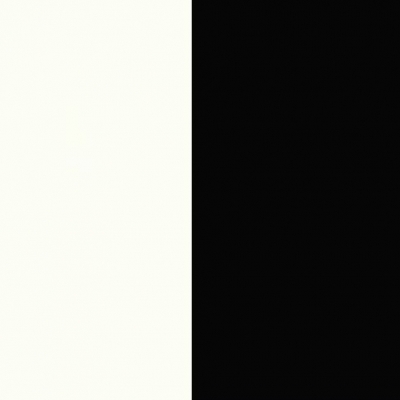 Matt White Front with Matt Black Base