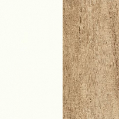 Matt White Front with Nebraska Oak Base