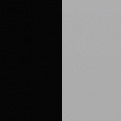 Deep Black Front with Matt Grey Base