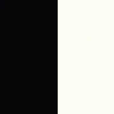 Deep Black Front with Matt White Base