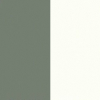 Reed Green Front with Matt White Base