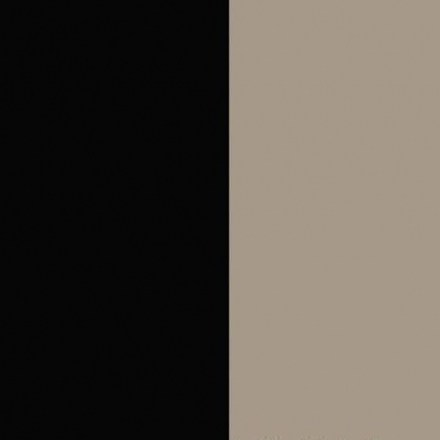 Deep Black Front with Matt Mushroom Base