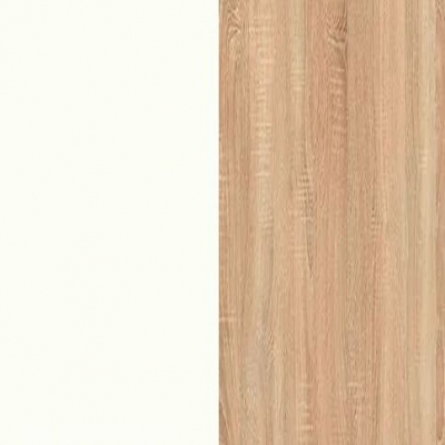 Matt White Front with Bardolino Base