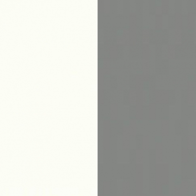 Matt White Front with Matt Grey Base