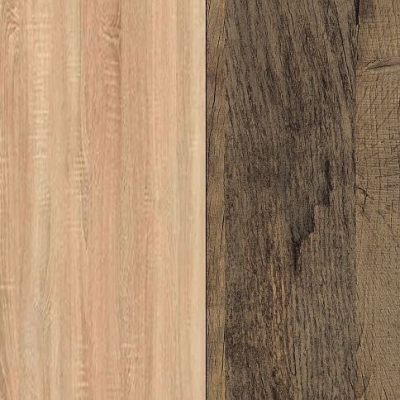 Bardolino Front with Vintage Oak Base