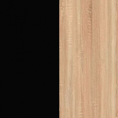 Deep Black Front with Bardolino Base