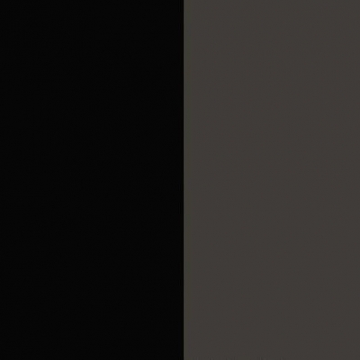 Deep Black Front with Graphite Base