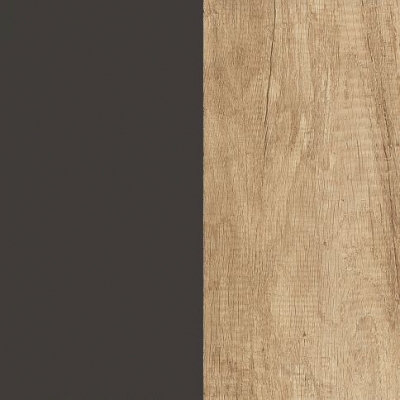 Graphite Front with Nebraska Oak Base