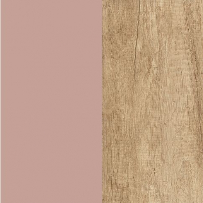 Kobe Pink Front with Nebraska Oak Base