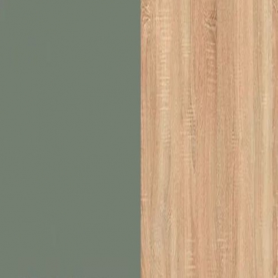 Reed Green Front with Bardolino Base