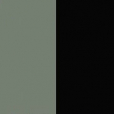 Reed Green Front with Matt Black Base