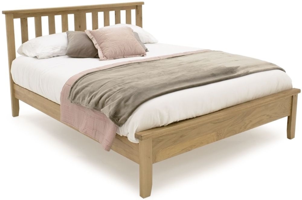 Product photograph of Vida Living Ramore Oak Bed from Choice Furniture Superstore.