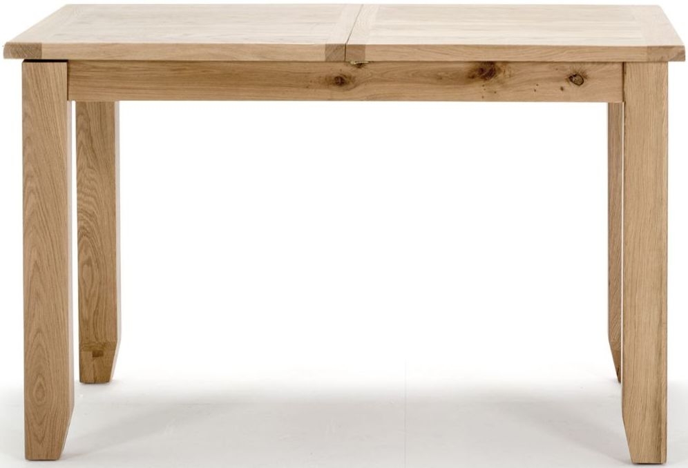 Product photograph of Vida Living Ramore Oak 120cm-165cm Extending Dining Table from Choice Furniture Superstore.