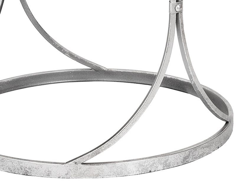 Product photograph of Silver Curved Design Side Table Set Of 2 from Choice Furniture Superstore.