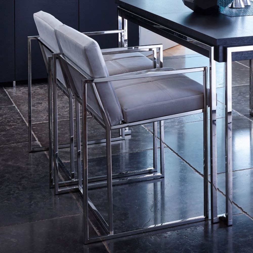 Product photograph of Federico Mushroom Velvet Chair With Black Metal Frame from Choice Furniture Superstore.