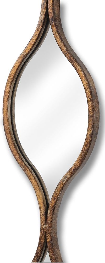 Product photograph of Gold Mirror - 13 5cm X 146cm from Choice Furniture Superstore.