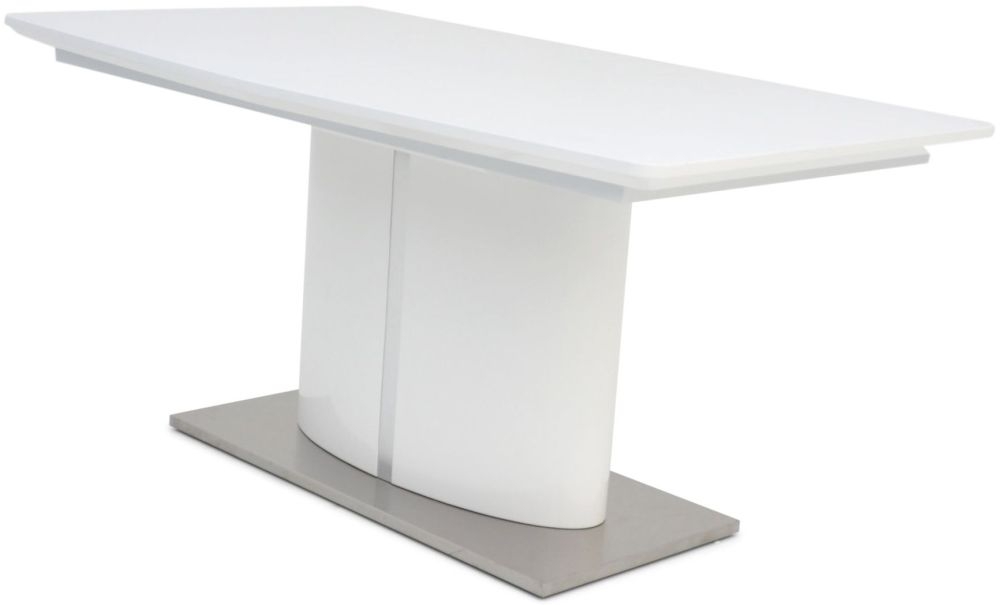 Product photograph of Ericson High Gloss Butterfly Extending Dining Table from Choice Furniture Superstore.