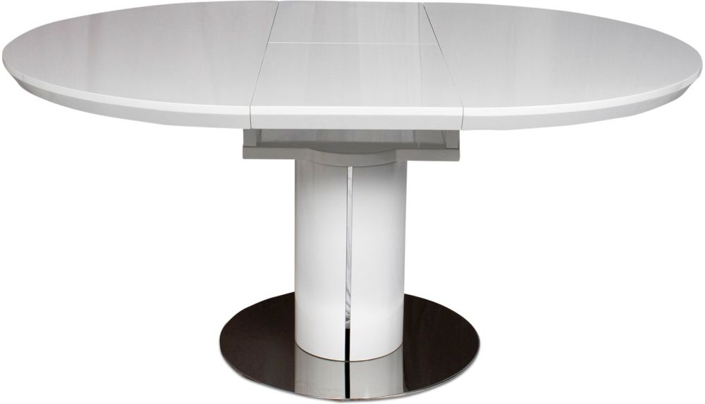 Product photograph of Bryson High Gloss 4 Seater Butterfly Extending Dining Table from Choice Furniture Superstore.