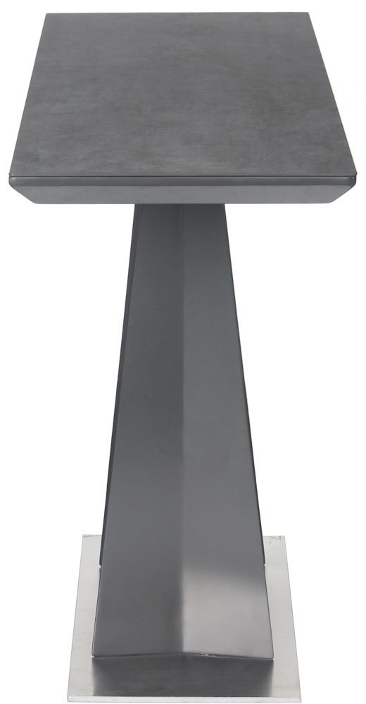 Product photograph of Joyce Grey Ceramic Console Table from Choice Furniture Superstore.