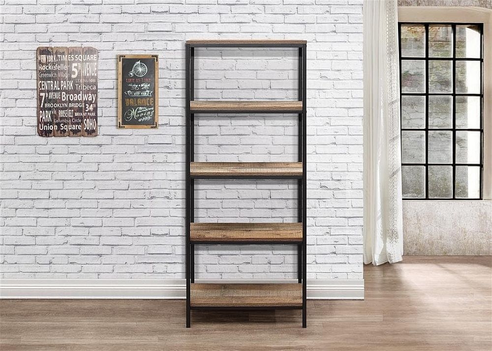 Product photograph of Urban Rustic Tall Bookcase from Choice Furniture Superstore.