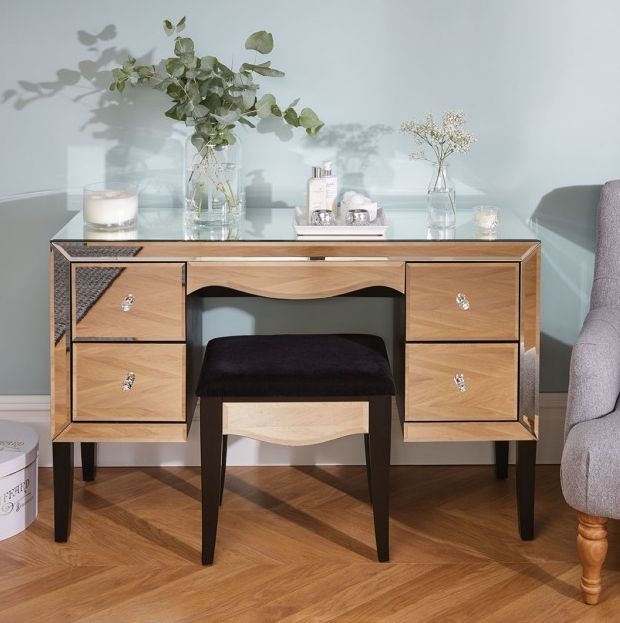 Product photograph of Palermo Mirrored Dressing Table from Choice Furniture Superstore.
