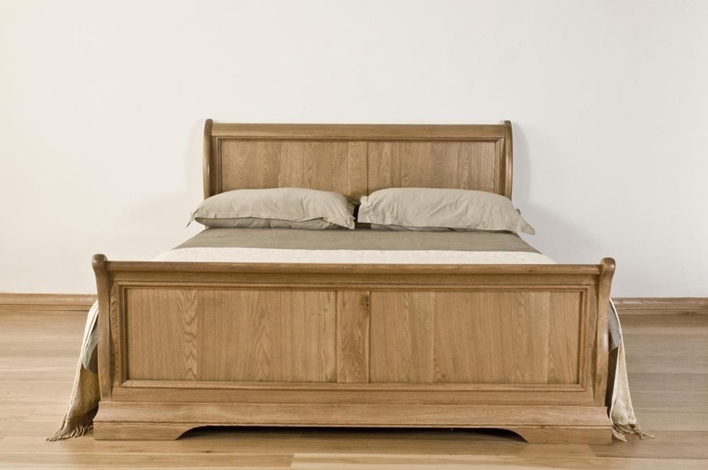 Product photograph of Lyon Oak Bed from Choice Furniture Superstore.