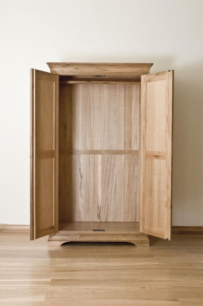 Product photograph of Lyon Oak 2 Door Wardrobe from Choice Furniture Superstore.