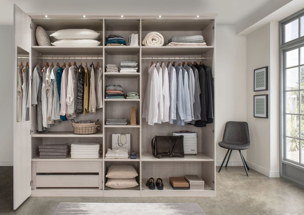 Product photograph of All-in Wardrobe With Carcase Color Front from Choice Furniture Superstore.