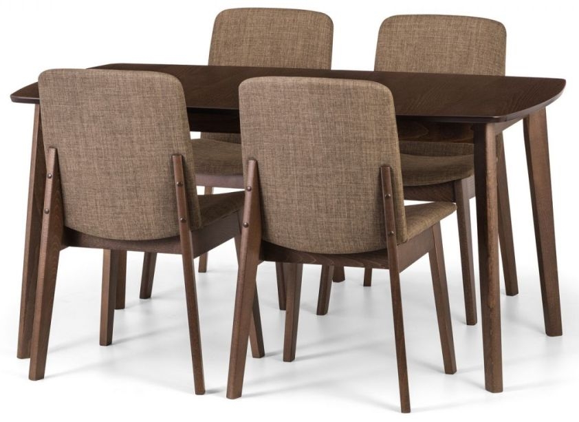 Product photograph of Kensington Walnut Dining Chair Sold In Pairs from Choice Furniture Superstore.