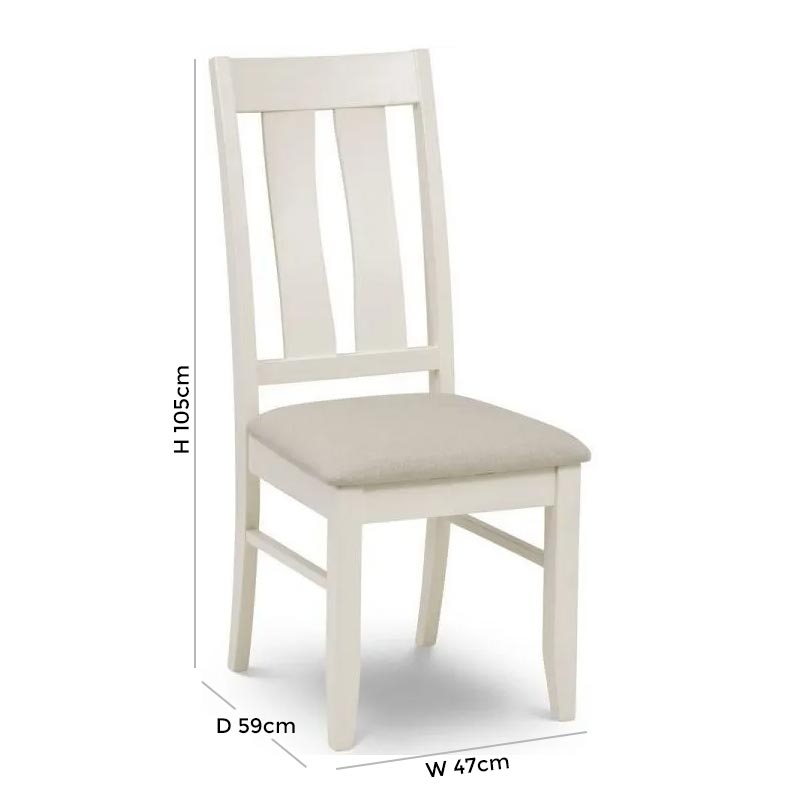 Product photograph of Pembroke Oak Dining Chair Sold In Pairs from Choice Furniture Superstore.