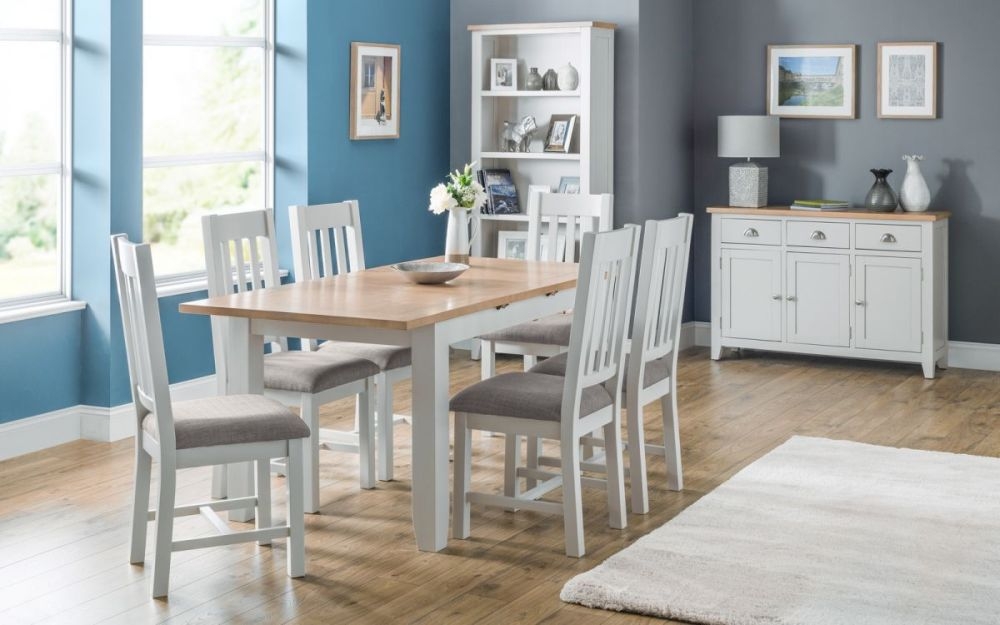 Product photograph of Richmond Elephant Grey Dining Chair Sold In Pairs from Choice Furniture Superstore.
