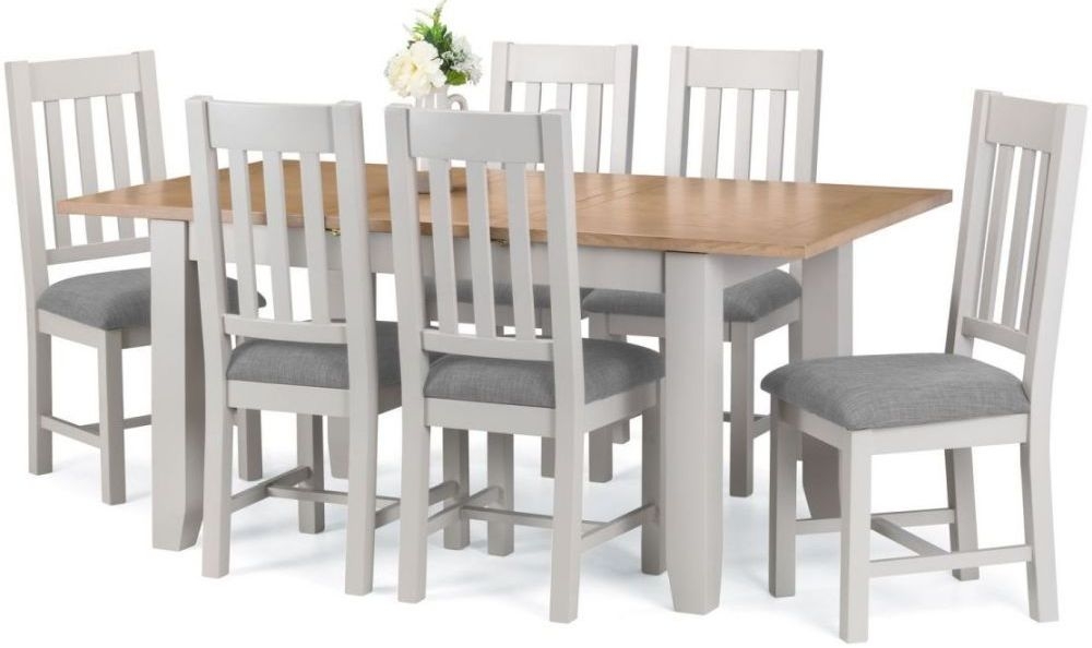Product photograph of Richmond Grey Painted Dining Chair Sold In Pairs from Choice Furniture Superstore.