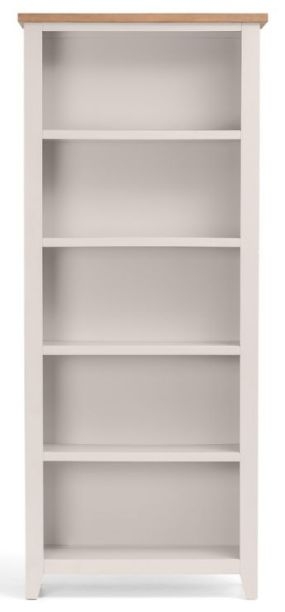 Product photograph of Richmond Grey Painted Bookcase from Choice Furniture Superstore.