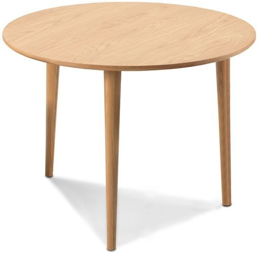 Product photograph of Skean Oak 2 Seater Round Dining Set from Choice Furniture Superstore.