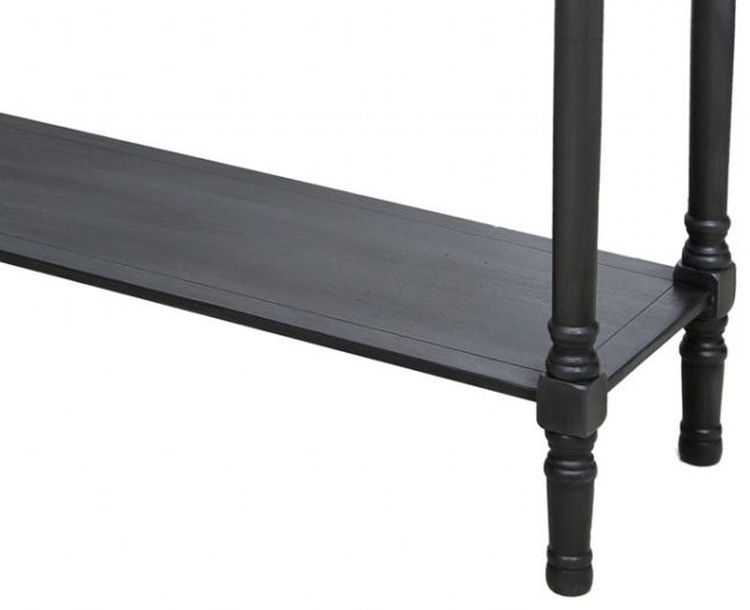 Product photograph of Delta Grey 3 Drawer Large Console Table from Choice Furniture Superstore.