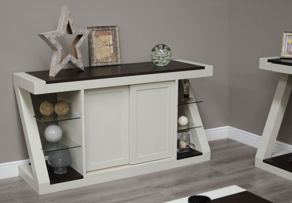 Product photograph of Homestyle Gb Z Painted Medium Sideboard from Choice Furniture Superstore.