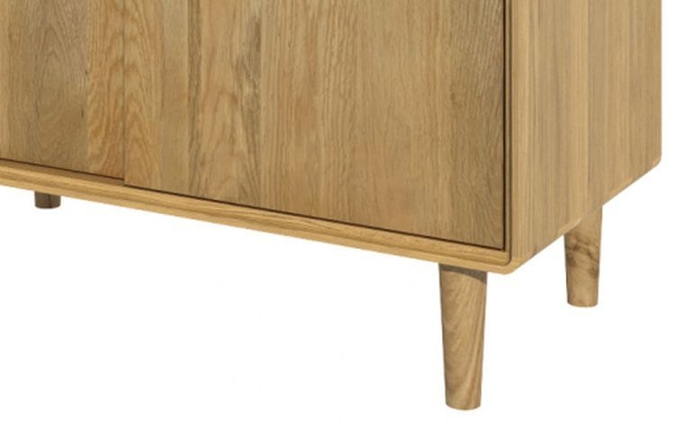 Product photograph of Homestyle Gb Scandic Oak Small Cabinet from Choice Furniture Superstore.