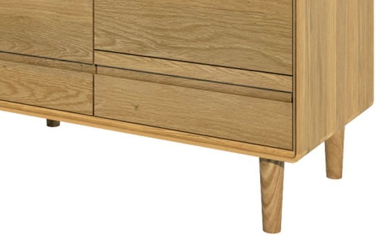 Product photograph of Homestyle Gb Scandic Oak Small Sideboard from Choice Furniture Superstore.