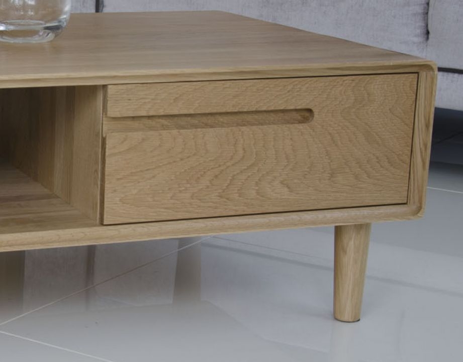 Product photograph of Homestyle Gb Scandic Oak Storage Coffee Table from Choice Furniture Superstore.