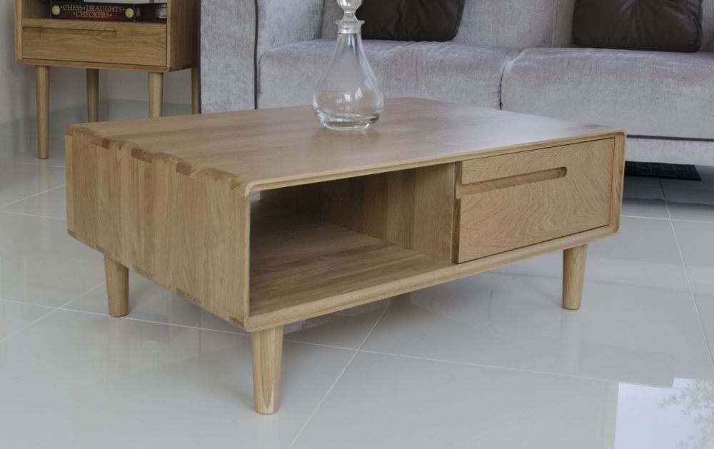 Product photograph of Homestyle Gb Scandic Oak Storage Coffee Table from Choice Furniture Superstore.