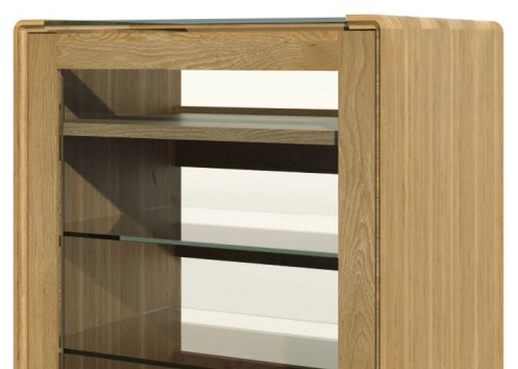 Product photograph of Homestyle Gb Scandic Oak Hifi Unit from Choice Furniture Superstore.